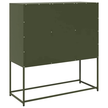 vidaXL Ντουλάπι Λαδί 100,5x39x107cm από Χάλυβα Ψυχρής Έλασης 1 τεμ.
