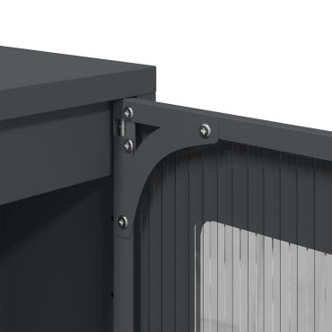 vidaXL Ντουλάπι Ανθρακί 100,5x39x107cm από Χάλυβα Ψυχρής Έλασης 1 τεμ.