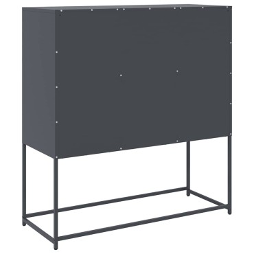 vidaXL Ντουλάπι Ανθρακί 100,5x39x107cm από Χάλυβα Ψυχρής Έλασης 1 τεμ.