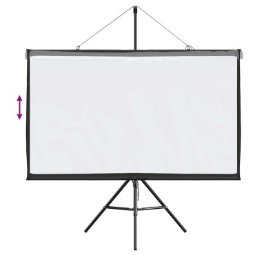 vidaXL Οθόνη Προβολής με Τρίποδο 72 ίντσας 16:9