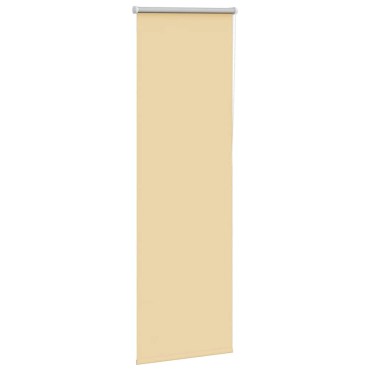 vidaXL Roller Blind Blackout Μπεζ 40x150 cm Πλάτος υφάσματος 35,7 cm