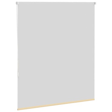 vidaXL Roller Blind Blackout Μπεζ 130x130 cm Πλάτος υφάσματος 126,6cm