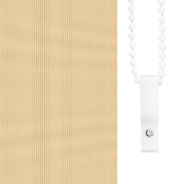 vidaXL Ρολέρ Μπλακάουτ Μπεζ 65x130 cm Πλάτος υφάσματος 60,7 cm
