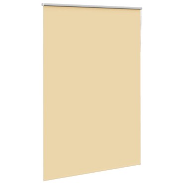 vidaXL Roller Blind Blackout Μπεζ 165x210 cm Πλάτος υφάσματος 161,6cm