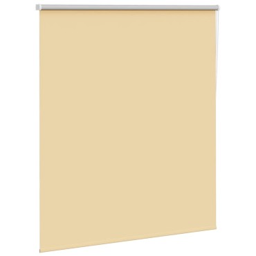 vidaXL Roller Blind Blackout Μπεζ 140x175 cm Πλάτος υφάσματος 136,6cm