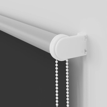 vidaXL Roller Blind Blackout Μαύρο 140x150 cm Πλάτος υφάσματος 136,6cm