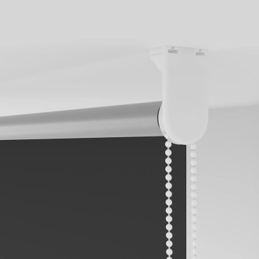vidaXL Roller Blind Blackout Μαύρο 130x150 cm Πλάτος υφάσματος 126,6cm