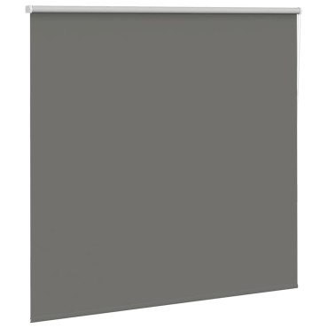 vidaXL Roller Blind Blackout γκρί 160x150 cm Πλάτος υφάσματος 156,6cm