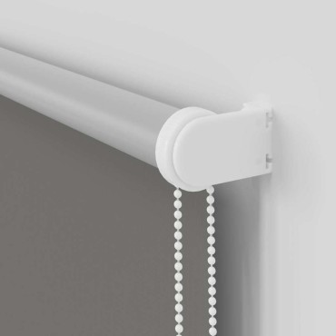 vidaXL Roller Blind Blackout γκρί 145x150 cm Πλάτος υφάσματος 141,6cm
