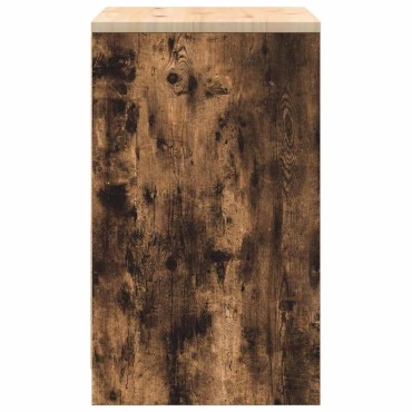 vidaXL ντουλάπι αποθήκευσης γκαράζ 60x51x85 εκ μασίφ ξύλο πεύκο