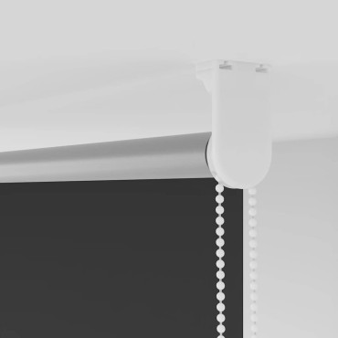 vidaXL Roller Blind Blackout Μαύρο 140x130 cm Πλάτος υφάσματος 136,6cm