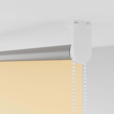 vidaXL Roller Blind Blackout Μπεζ 145x130 cm Πλάτος υφάσματος 141,6cm