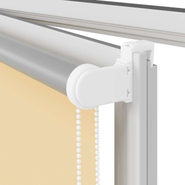 vidaXL Ρολέρ Μπλακάουτ Μπεζ 120x210 cm Πλάτος υφάσματος 116,6 cm