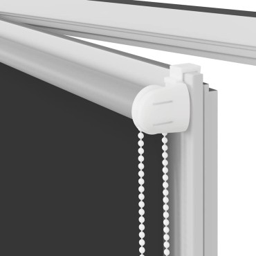 vidaXL Ρολέρ Μπλακάουτ Μαύρο 80x175 cm Πλάτος υφάσματος 75,7 cm