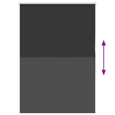 vidaXL Ρολέρ Μπλακάουτ Μαύρο 95x150 cm Πλάτος υφάσματος 90,7 cm