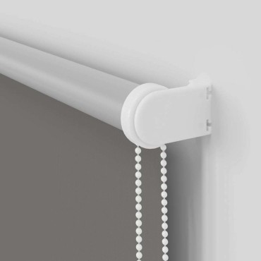vidaXL Roller Blind Blackout γκρί 155x150 cm Πλάτος υφάσματος 151,6cm