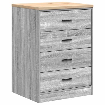 vidaXL ντουλάπι αποθήκευσης γκαράζ 60x51x85 εκ μασίφ ξύλο πεύκο
