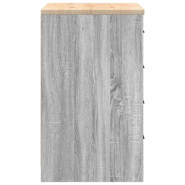 vidaXL ντουλάπι αποθήκευσης γκαράζ 60x51x85 εκ μασίφ ξύλο πεύκο