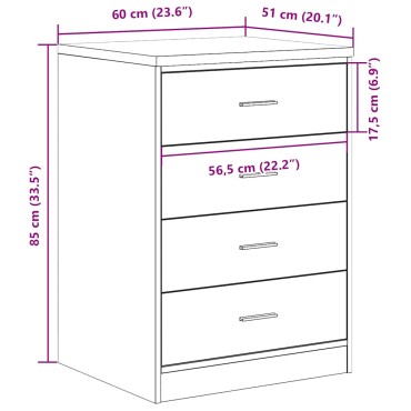 vidaXL ντουλάπι αποθήκευσης γκαράζ Λευκό 60x51x85 εκ μασίφ ξύλο πεύκο