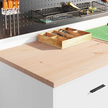 vidaXL ντουλάπι αποθήκευσης γκαράζ Λευκό 60x51x85 εκ μασίφ ξύλο πεύκο