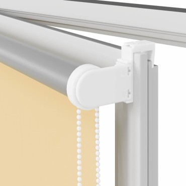 vidaXL Roller Blind Blackout Μπεζ 150x150 cm Πλάτος υφάσματος 146,6cm