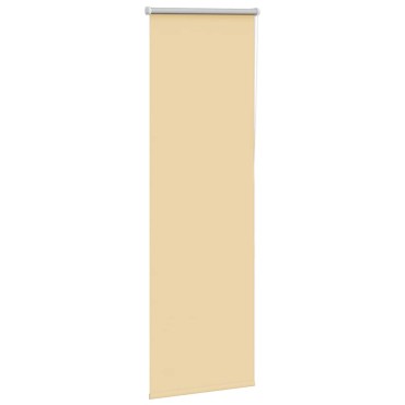 vidaXL Ρολέρ Μπλακάουτ Μπεζ 55x130 cm Πλάτος υφάσματος 50,7 cm