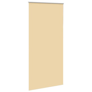 vidaXL Ρολέρ Μπλακάουτ Μπεζ 90x210 cm Πλάτος υφάσματος 85,7 cm
