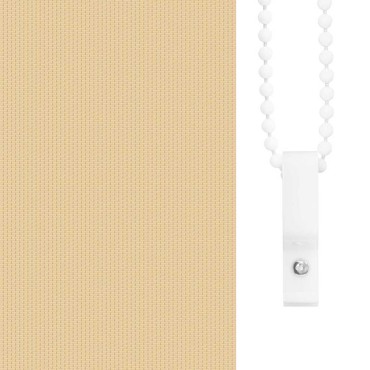 vidaXL Roller Blind Blackout Μπεζ 160x175 cm Πλάτος υφάσματος 156,6cm