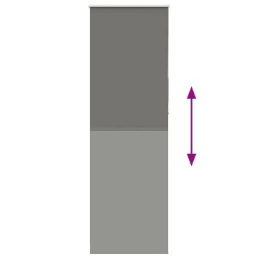 vidaXL Ρολέρ Μπλακάουτ γκρί 70x230 cm Πλάτος υφάσματος 65,7 cm