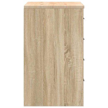 vidaXL ντουλάπι αποθήκευσης γκαράζ 60x51x85 εκ μασίφ ξύλο πεύκο
