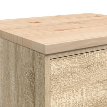 vidaXL ντουλάπι αποθήκευσης γκαράζ 60x51x85 εκ μασίφ ξύλο πεύκο