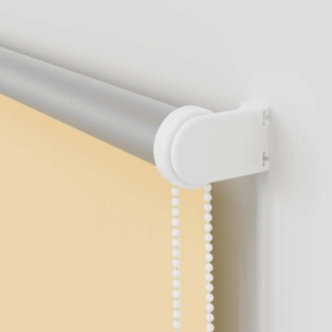 vidaXL Roller Blind Blackout Μπεζ 165x130 cm Πλάτος υφάσματος 161,6cm