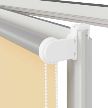 vidaXL Roller Blind Blackout Μπεζ 165x130 cm Πλάτος υφάσματος 161,6cm