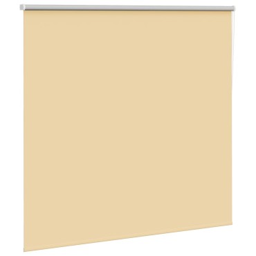 vidaXL Roller Blind Blackout Μπεζ 165x130 cm Πλάτος υφάσματος 161,6cm