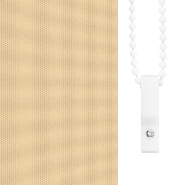 vidaXL Roller Blind Blackout Μπεζ 165x130 cm Πλάτος υφάσματος 161,6cm