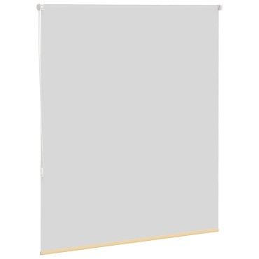 vidaXL Roller Blind Blackout Μπεζ 135x130 cm Πλάτος υφάσματος 131,6cm