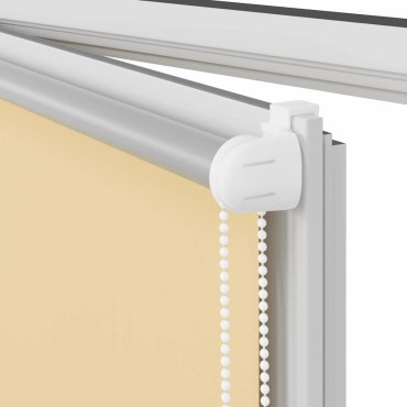 vidaXL Ρολέρ Μπλακάουτ Μπεζ 100x210 cm Πλάτος υφάσματος 95,7 cm
