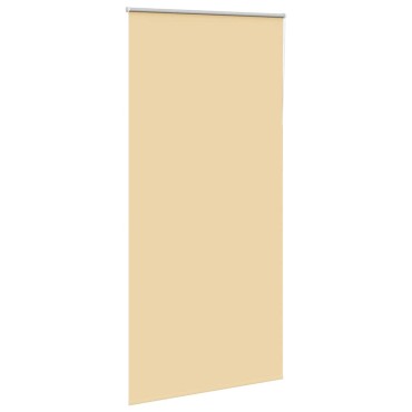 vidaXL Ρολέρ Μπλακάουτ Μπεζ 100x210 cm Πλάτος υφάσματος 95,7 cm