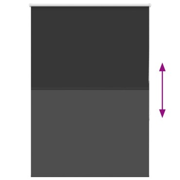 vidaXL Ρολέρ Μπλακάουτ Μαύρο 100x150 cm Πλάτος υφάσματος 95,7 cm