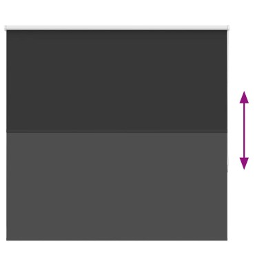 vidaXL Roller Blind Blackout Μαύρο 165x175 cm Πλάτος υφάσματος 161,6cm