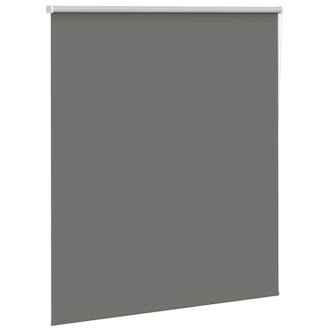 vidaXL Roller Blind Blackout γκρί 130x175 cm Πλάτος υφάσματος 126,6cm