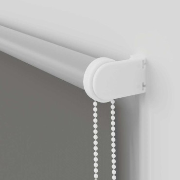 vidaXL Roller Blind Blackout γκρί 140x175 cm Πλάτος υφάσματος 136,6cm
