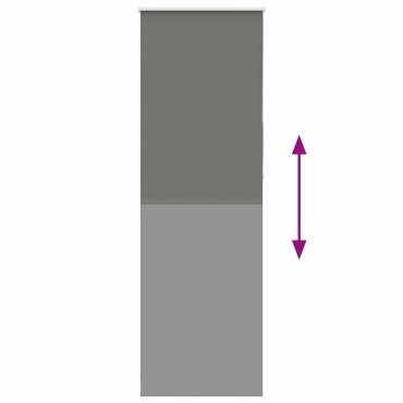 vidaXL Ρολέρ Μπλακάουτ γκρί 70x210 cm Πλάτος υφάσματος 65,7 cm