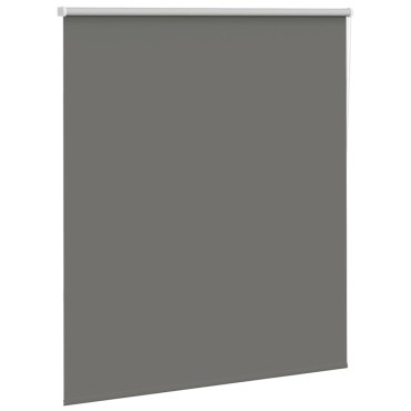 vidaXL Roller Blind Blackout γκρί 130x150 cm Πλάτος υφάσματος 126,6cm