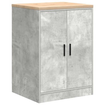 vidaXL ντουλάπι αποθήκευσης γκαράζ 60x51x85 εκ μασίφ ξύλο πεύκο