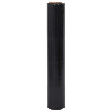 vidaXL Stretch Film 2 τεμάχια Μαύρο 17 μm 50 cm x 300 m