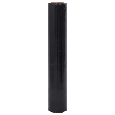 vidaXL Stretch Film 6 τεμάχια Μαύρο 30 μm 50 cm x 300 m