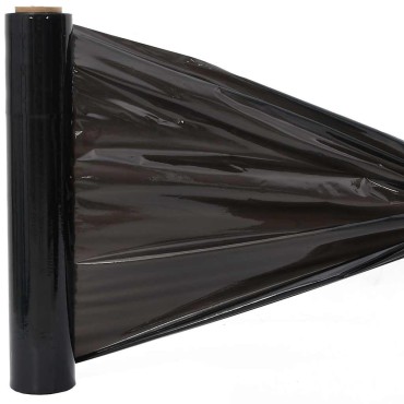 vidaXL Stretch Film 6 τεμάχια Μαύρο 30 μm 50 cm x 300 m