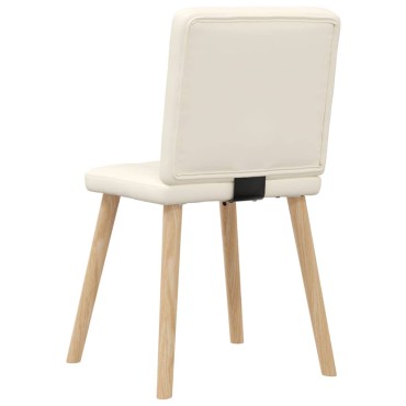 vidaXL Καρέκλες Τραπεζαρίας 4 τεμ. Λινές 45x54x86 cm