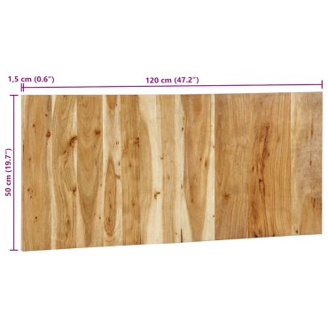 vidaXL κεφαλάρι από μασίφ ξύλο ακακίας 120x1,5x50cm